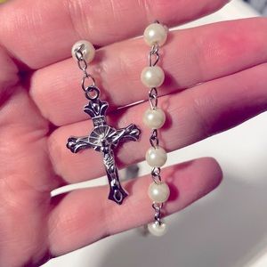 Beautiful pearl rosary